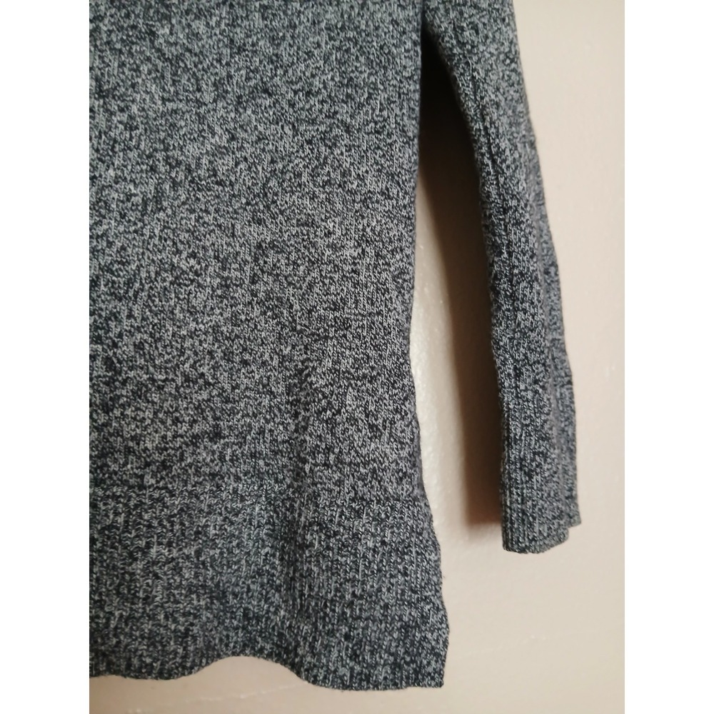 Aqua Sweater XS 100 Cashmere Crew Neck Cozy Layers Grey Pullover - Picture 7 of 11